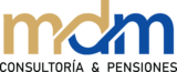 logotipo mdm consultoría y pensiones